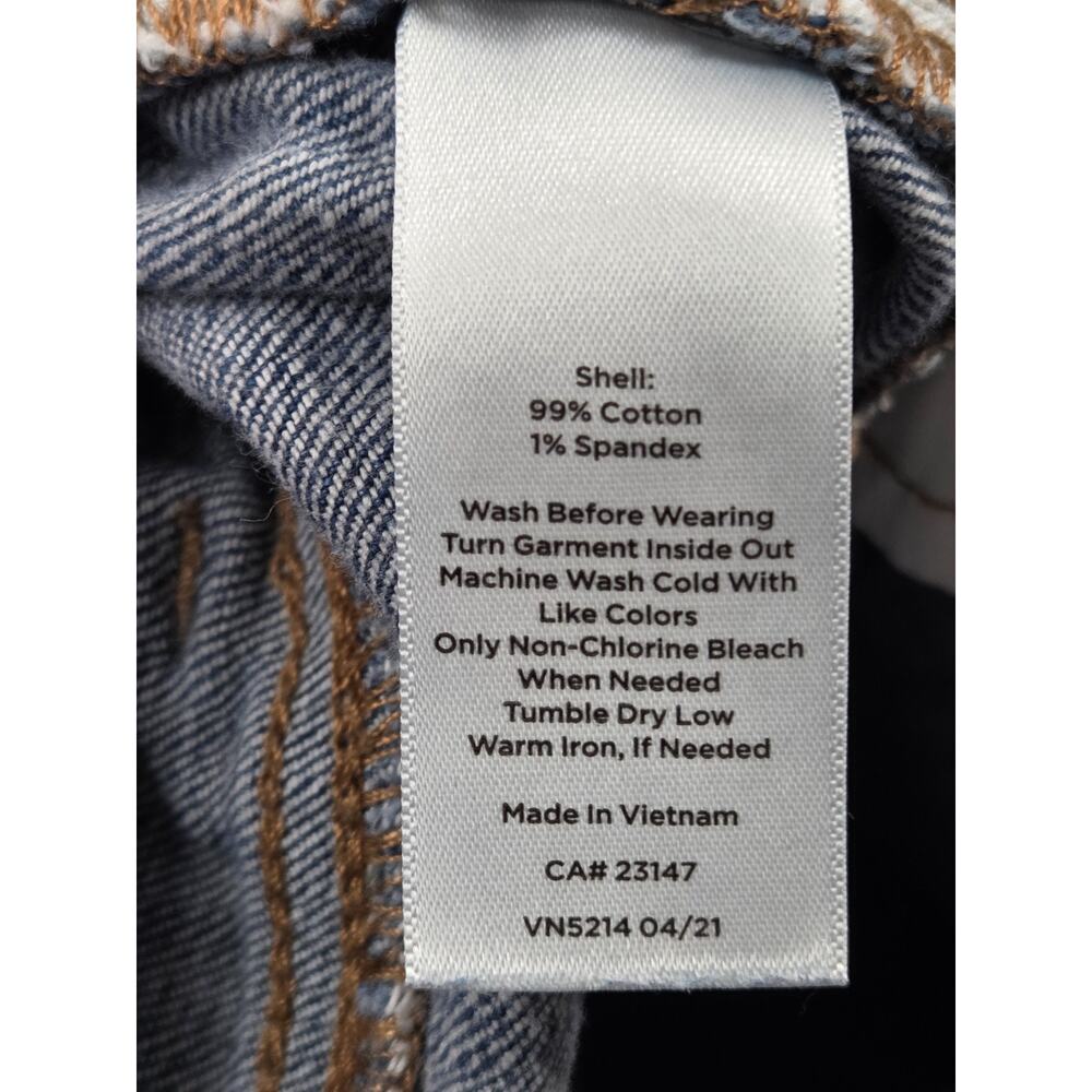 Talbots Medium Wash Straight Leg Jeans Denim Plus Size 18 - Picture 4 of 5